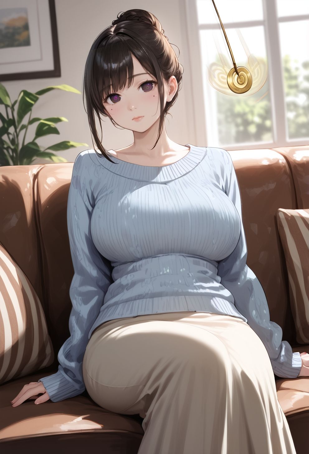 隣の美人妻を催●で僕専用メイドにしてみた - サンプル画像 2