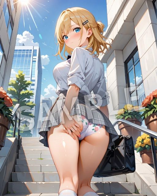 New階段パンチラ集 - サンプル画像 2