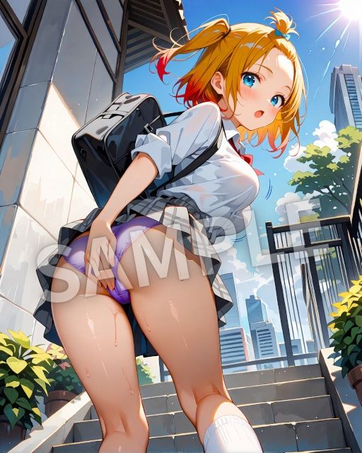 New階段パンチラ集 - サンプル画像 4