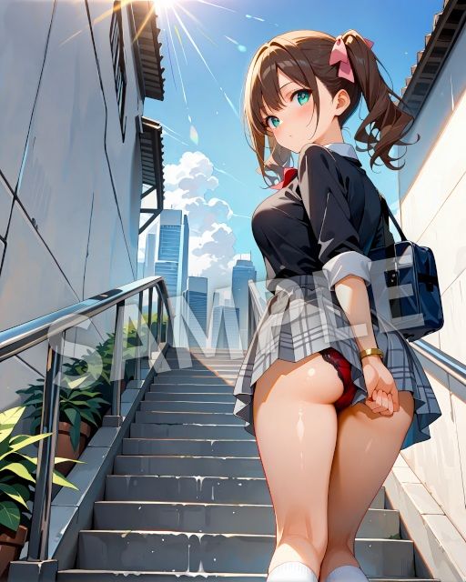 New階段パンチラ集 - サンプル画像 5