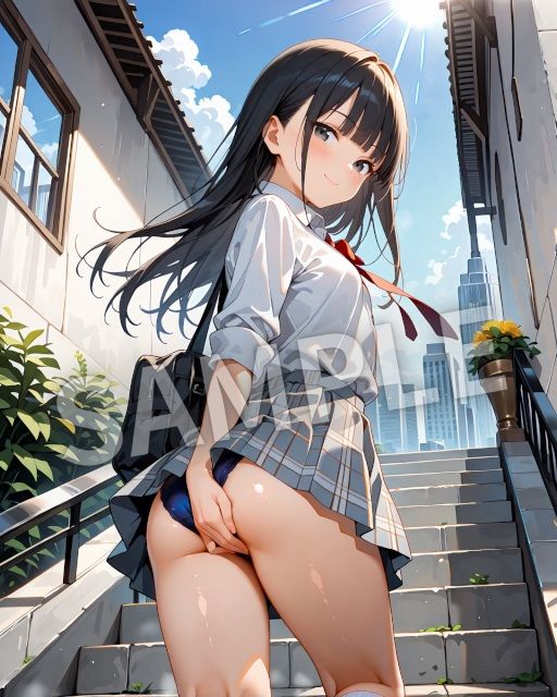 New階段パンチラ集 - サンプル画像 6