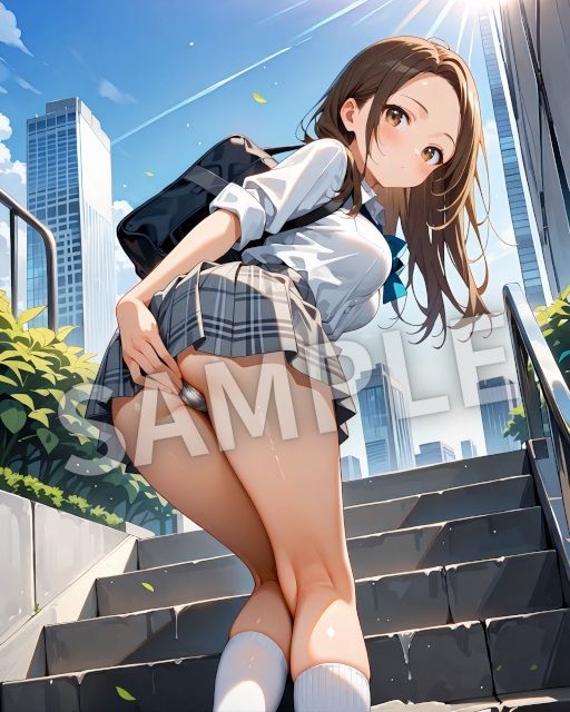 New階段パンチラ集 - サンプル画像 9