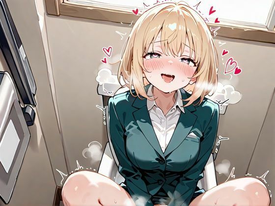 オフィスでオ〇ニー - サンプル画像 2