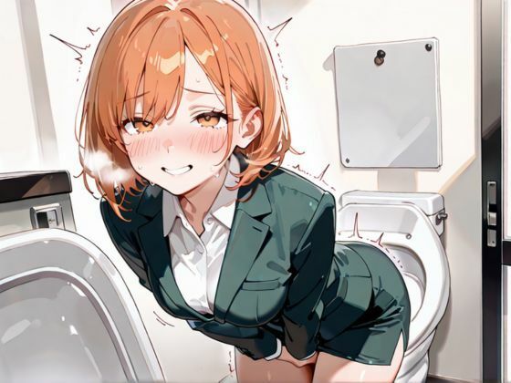 オフィスでオ〇ニー - サンプル画像 8