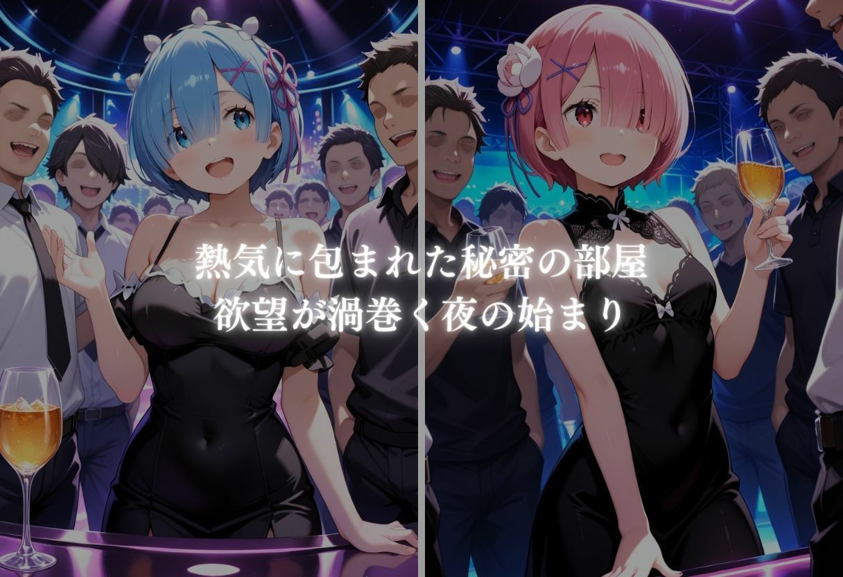 変態乱交パーティー ラム&レム - サンプル画像 3