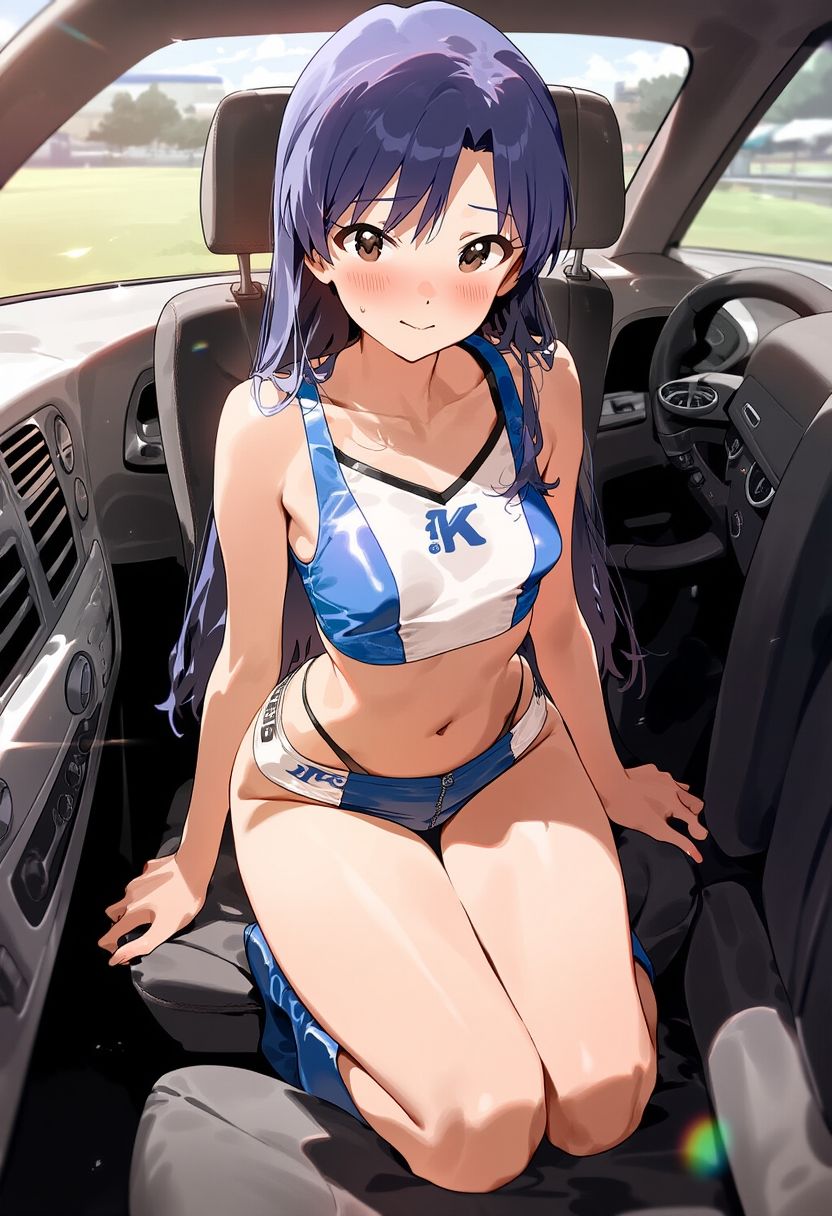 【アイ〇ス】レースクイーン衣装でエッチなグラビア撮影(495枚)【増量版】 - サンプル画像 4