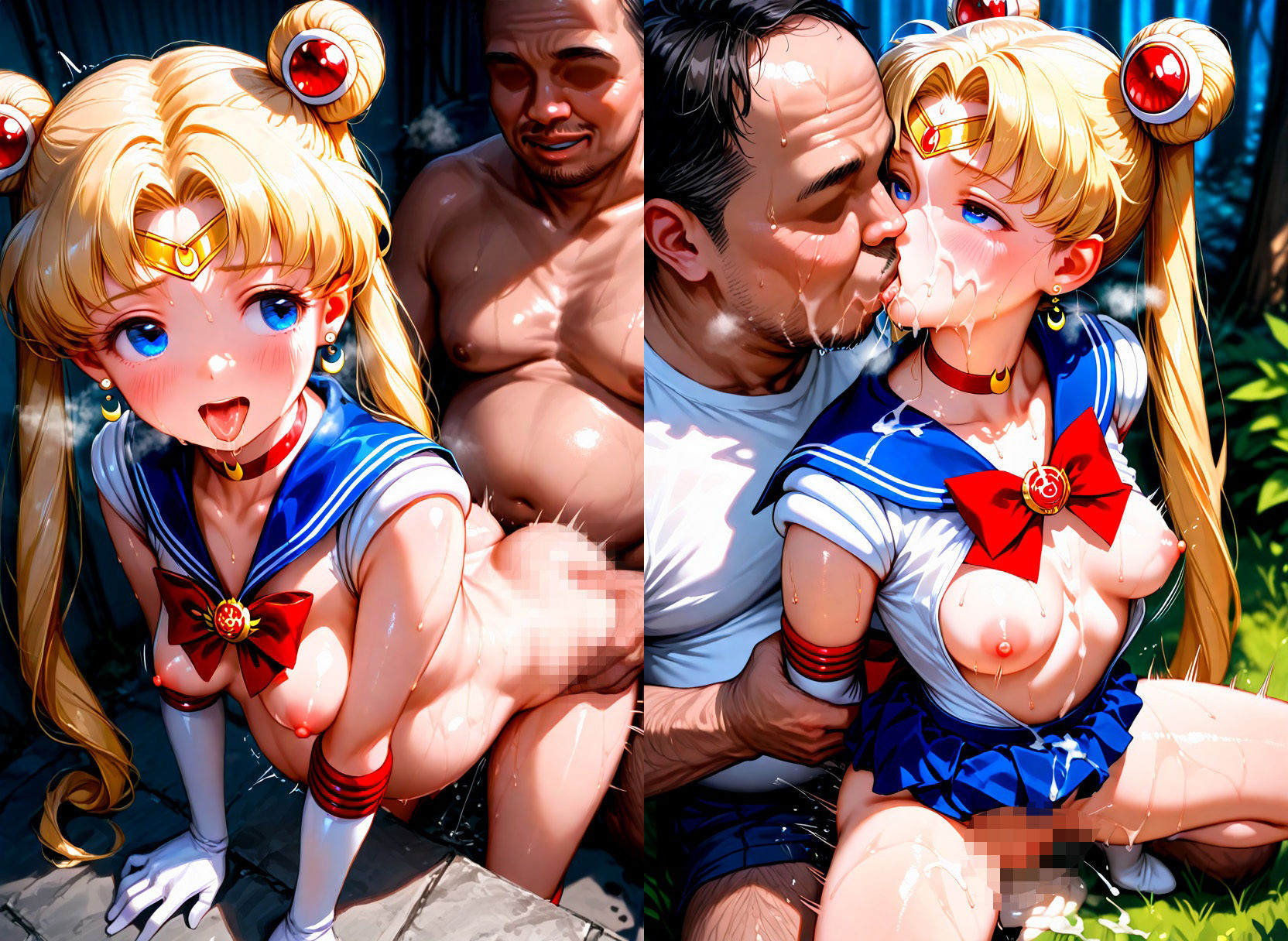 孕ませSEXヒロインズ-月野う○ぎ編- - サンプル画像 2
