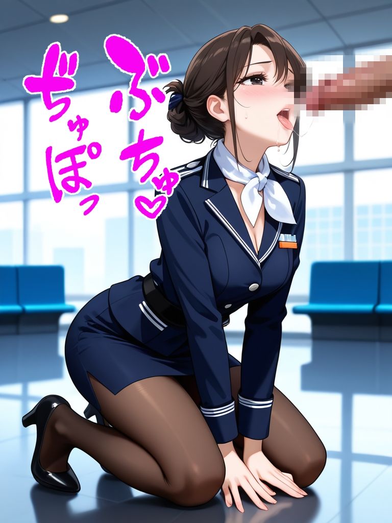 清楚なCAは性欲モンスター〜制服の奥に隠された本性〜 - サンプル画像 3