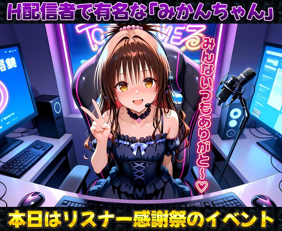 有名配信者の美柑ちゃんによるHなリスナー感謝祭! - サンプル画像 1