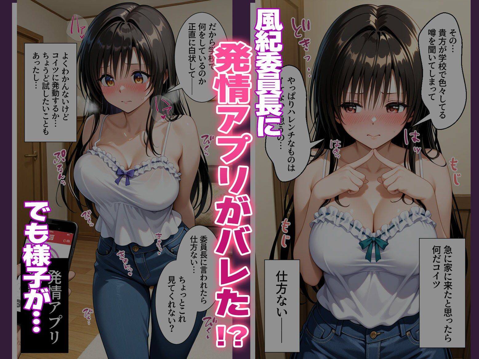 〜チートすぎる発情アプリ〜効果絶大絶頂即落ち 古手●唯編 Vol.5 - サンプル画像 1