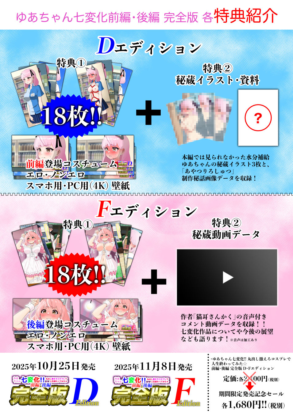 ゆあちゃん七変化!! 丸出し激えろコスプレで人生終わってみた★後編 - サンプル画像 10