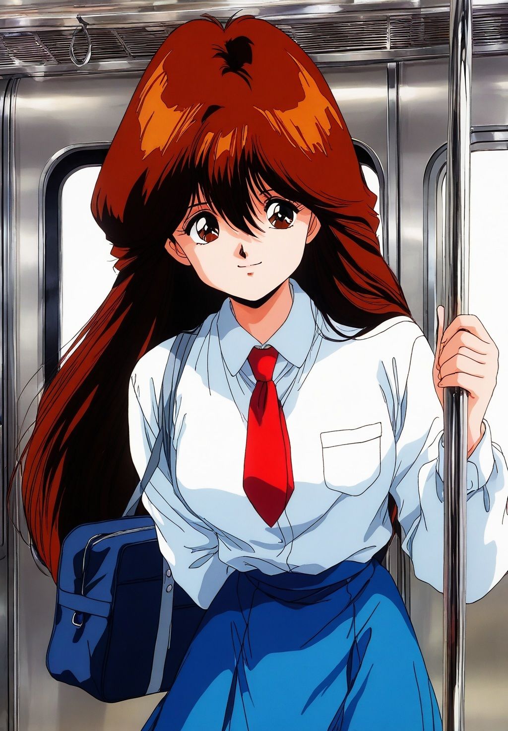 通学電車で痴●セックスで処女喪失 河合伊●菜 - サンプル画像 1