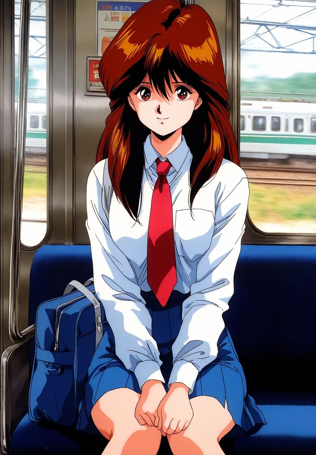 通学電車で痴●セックスで処女喪失 河合伊●菜 - サンプル画像 2