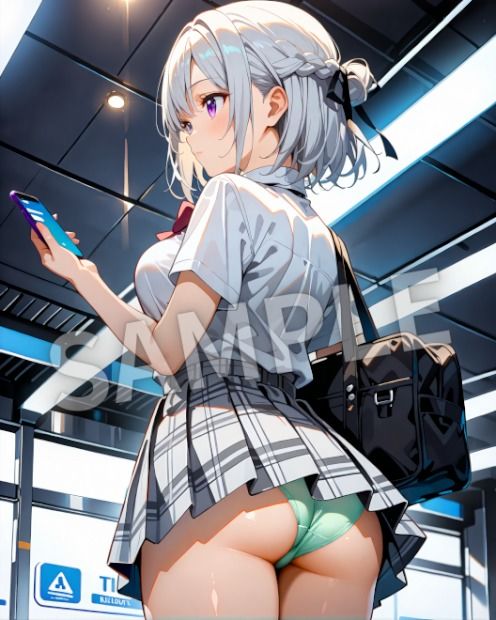 駅ナカ無防備ガール - サンプル画像 2