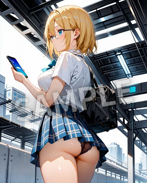 駅ナカ無防備ガール - サンプル画像 3