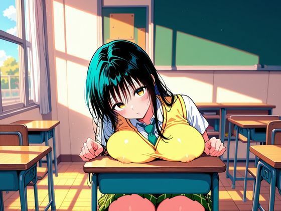 精子大好きヒロインとの卑猥な学生性活(To LOVEる 古○川唯編) - サンプル画像 3