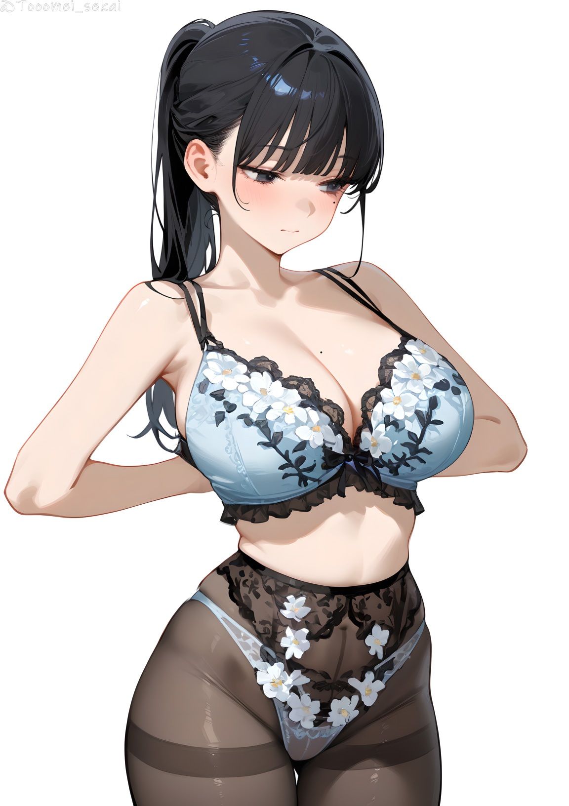 Kカップ爆乳J〇のポニテちゃんがHしたりNTRたりする本 - サンプル画像 7