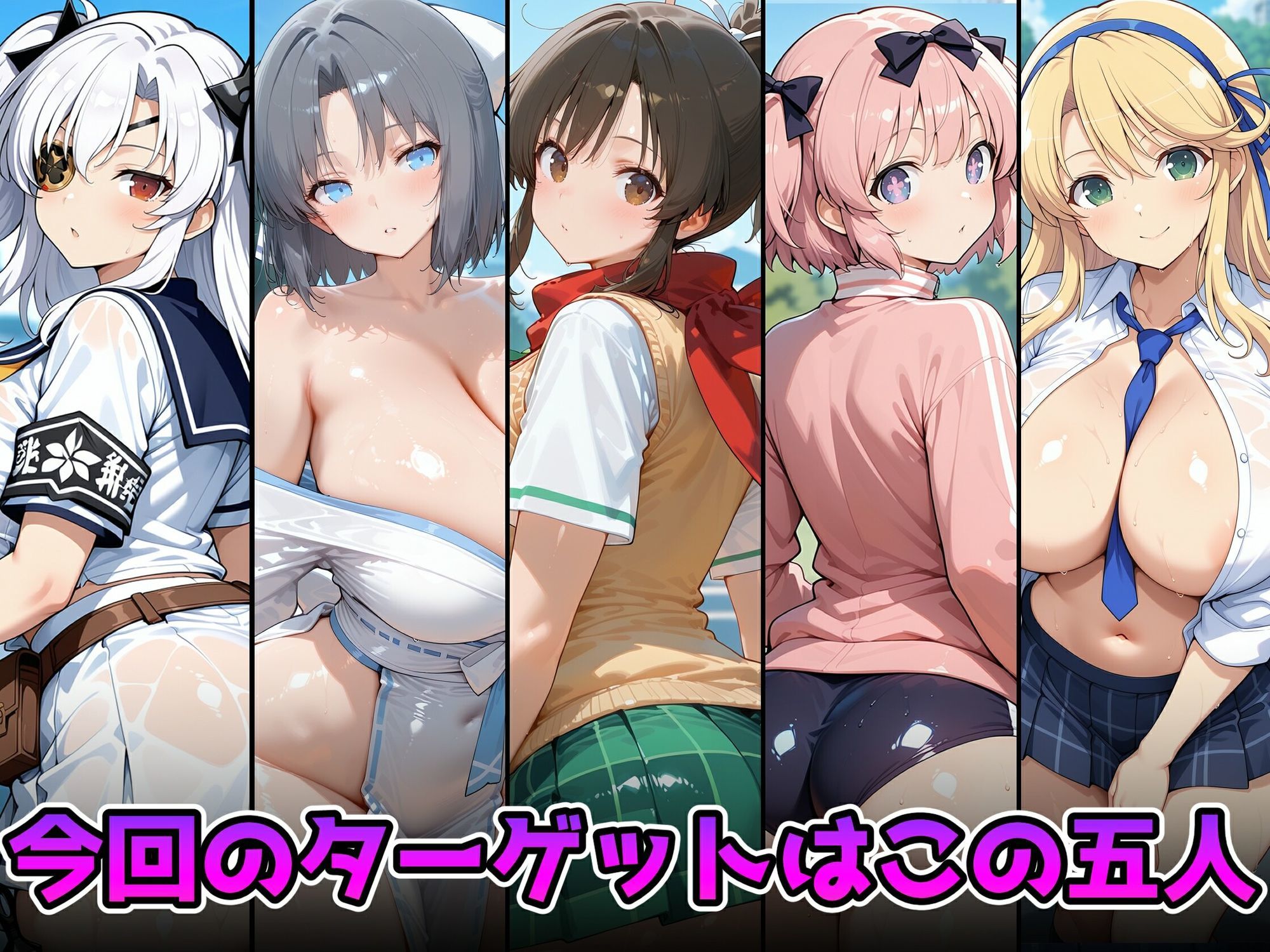 抵抗できないヒロインたちを快楽堕ちさせてみた 閃乱カ〇ラ編 - サンプル画像 1