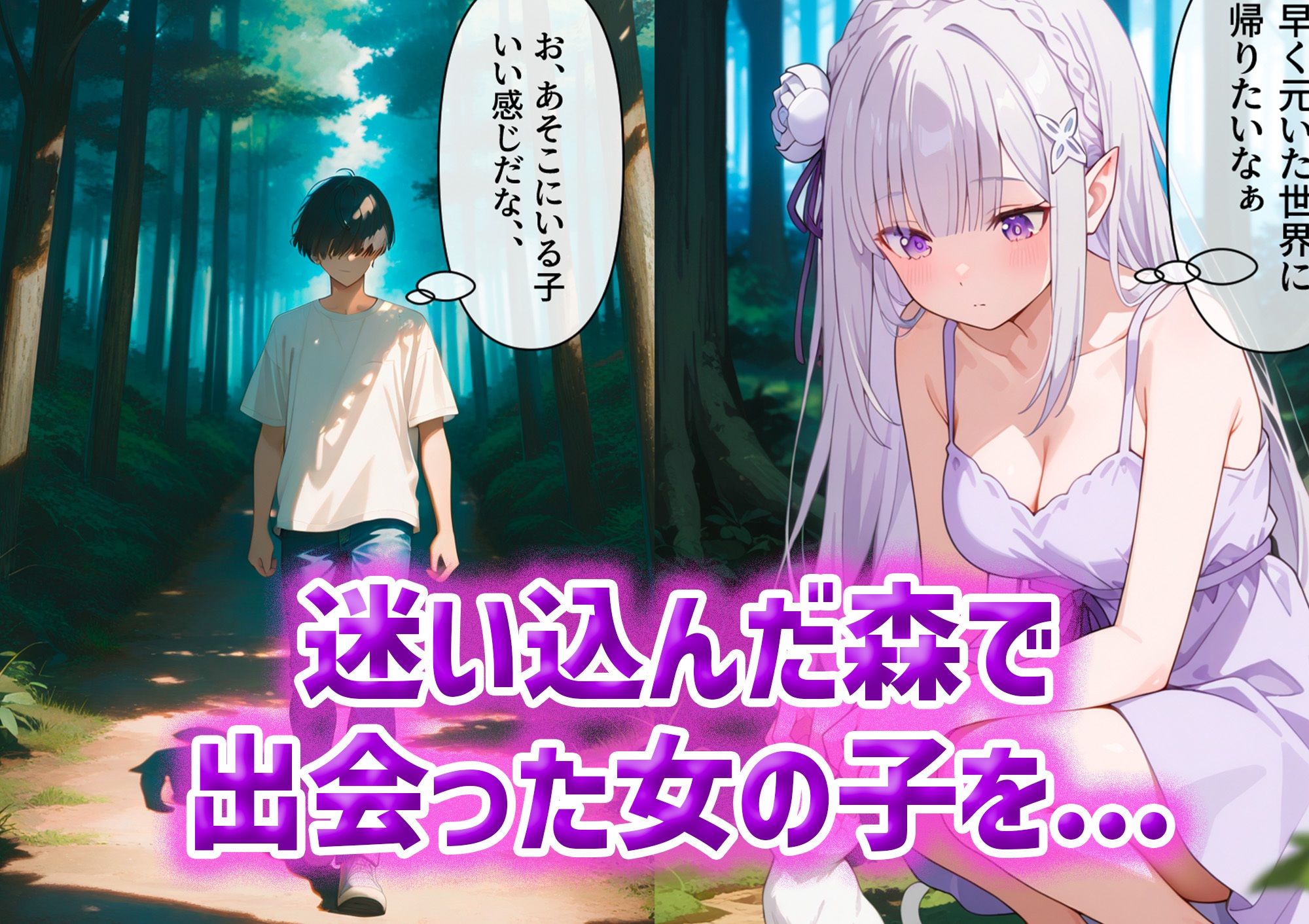 催●スキルで始まる幸せイチャラブエッチ生活〜エ○リア編〜 - サンプル画像 1