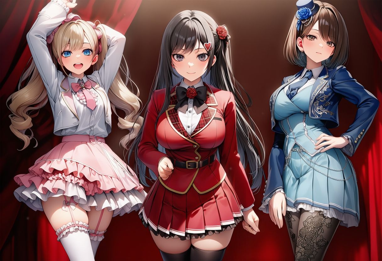 地下アイドル皮化独占 vol.1 〜ブルームローズ青担当・雨竜つばさ〜 - サンプル画像 1