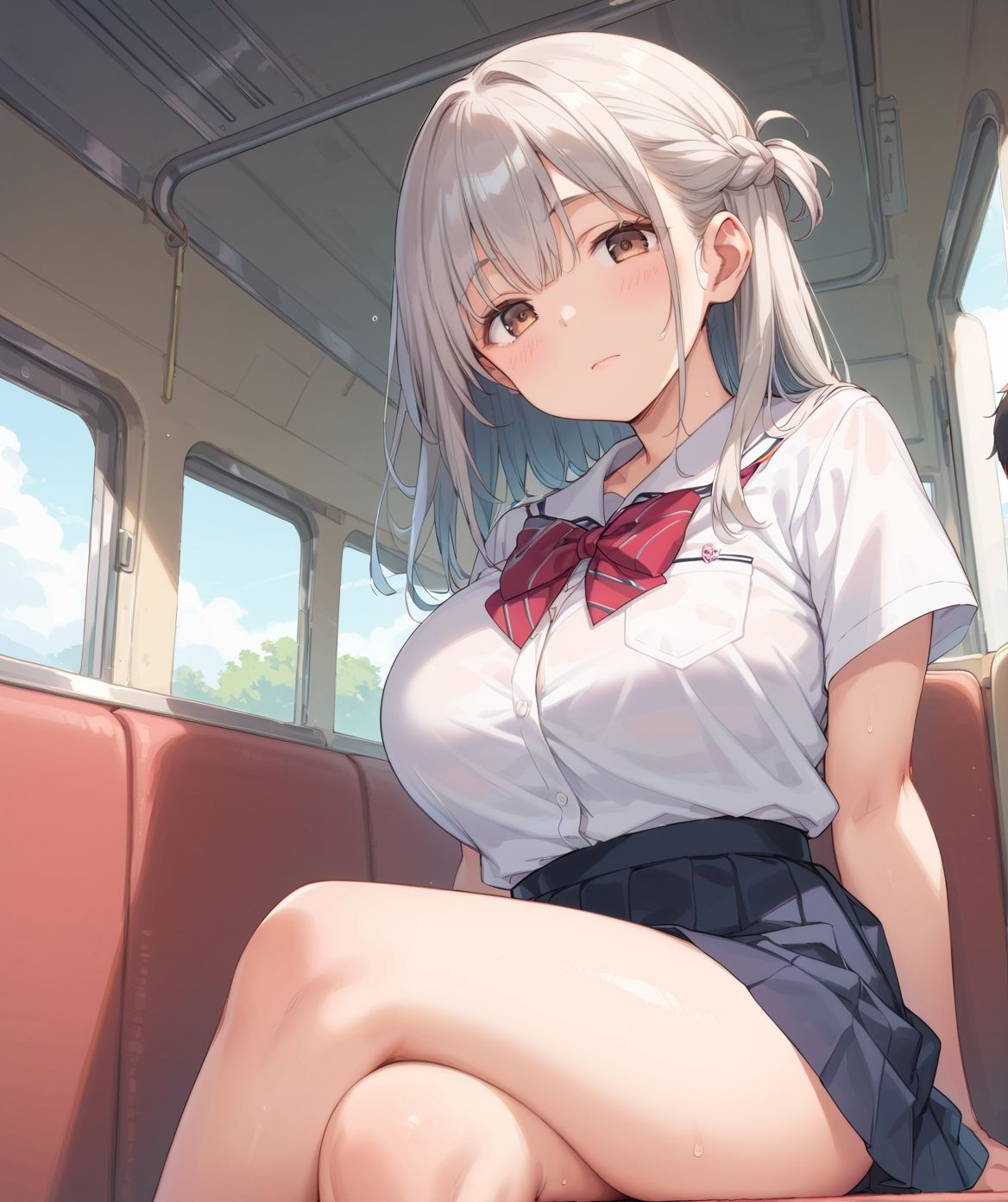 通学中のあの娘は、制服の下の誘惑を見せつけてくる04 - サンプル画像 5