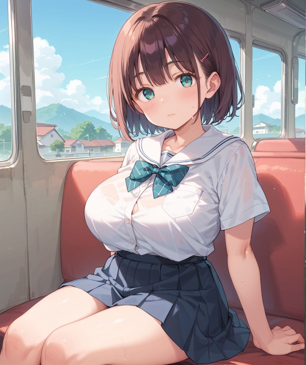通学中のあの娘は、制服の下の誘惑を見せつけてくる11 - サンプル画像 3