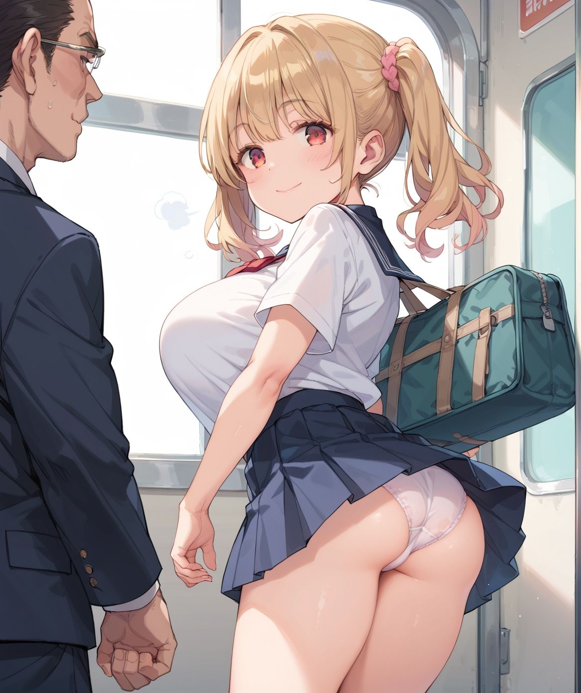 通学中のあの娘は、制服の下の誘惑を見せつけてくる12 - サンプル画像 5