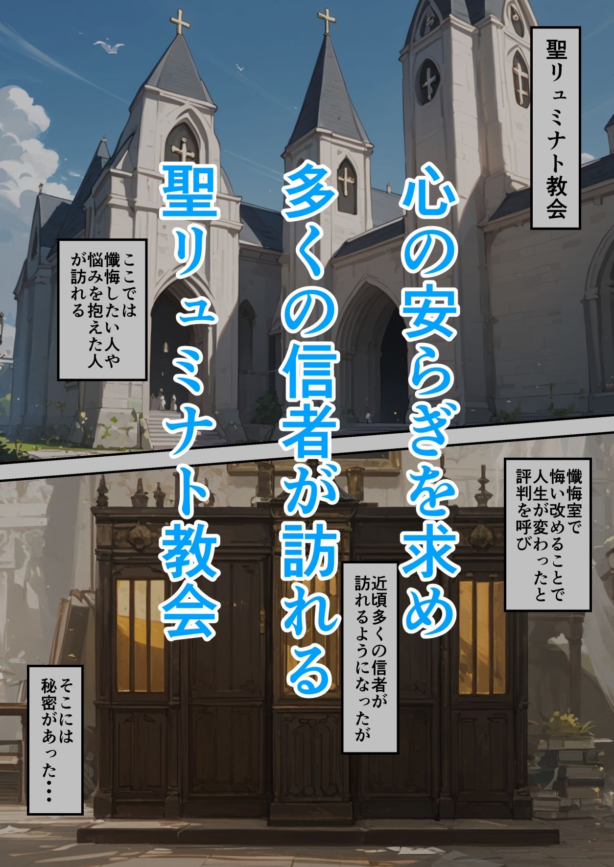 迷える信者を導く懺悔穴 - サンプル画像 1