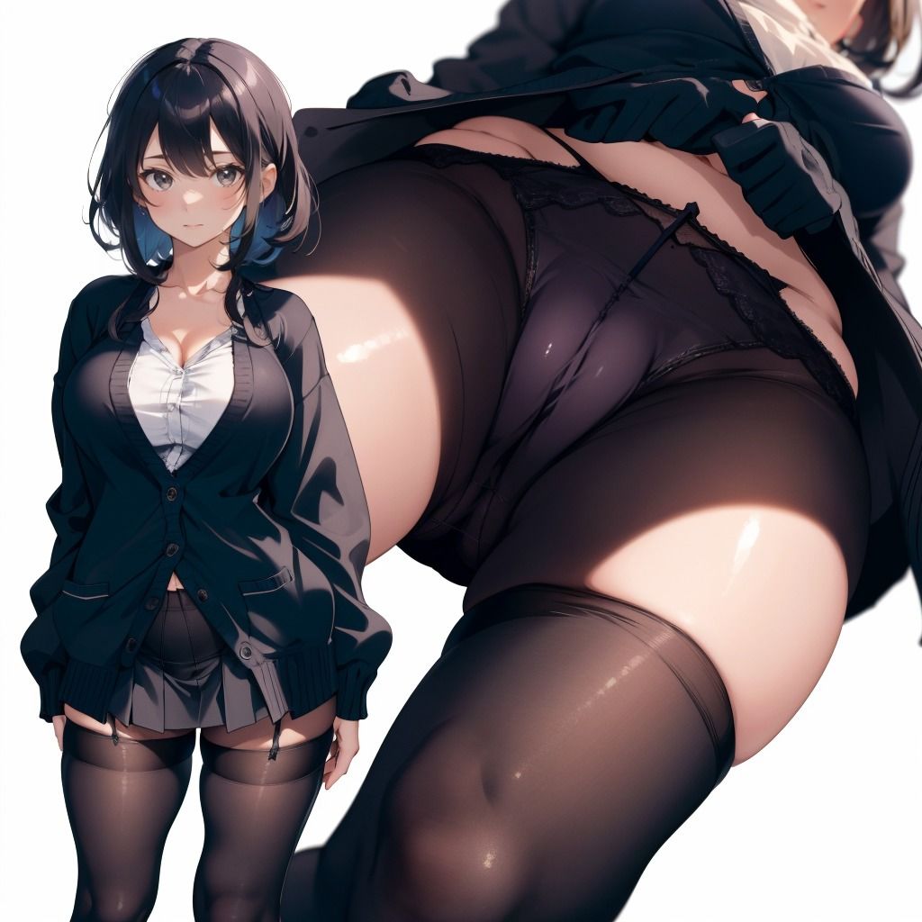 制服JK(黒)のえちえちおパンツ盗撮アングル Vol.1+Vol.2 - サンプル画像 4