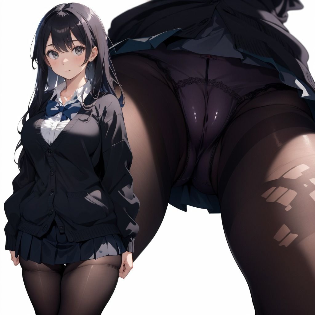 制服JK(黒)のえちえちおパンツ盗撮アングル Vol.1+Vol.2 - サンプル画像 8