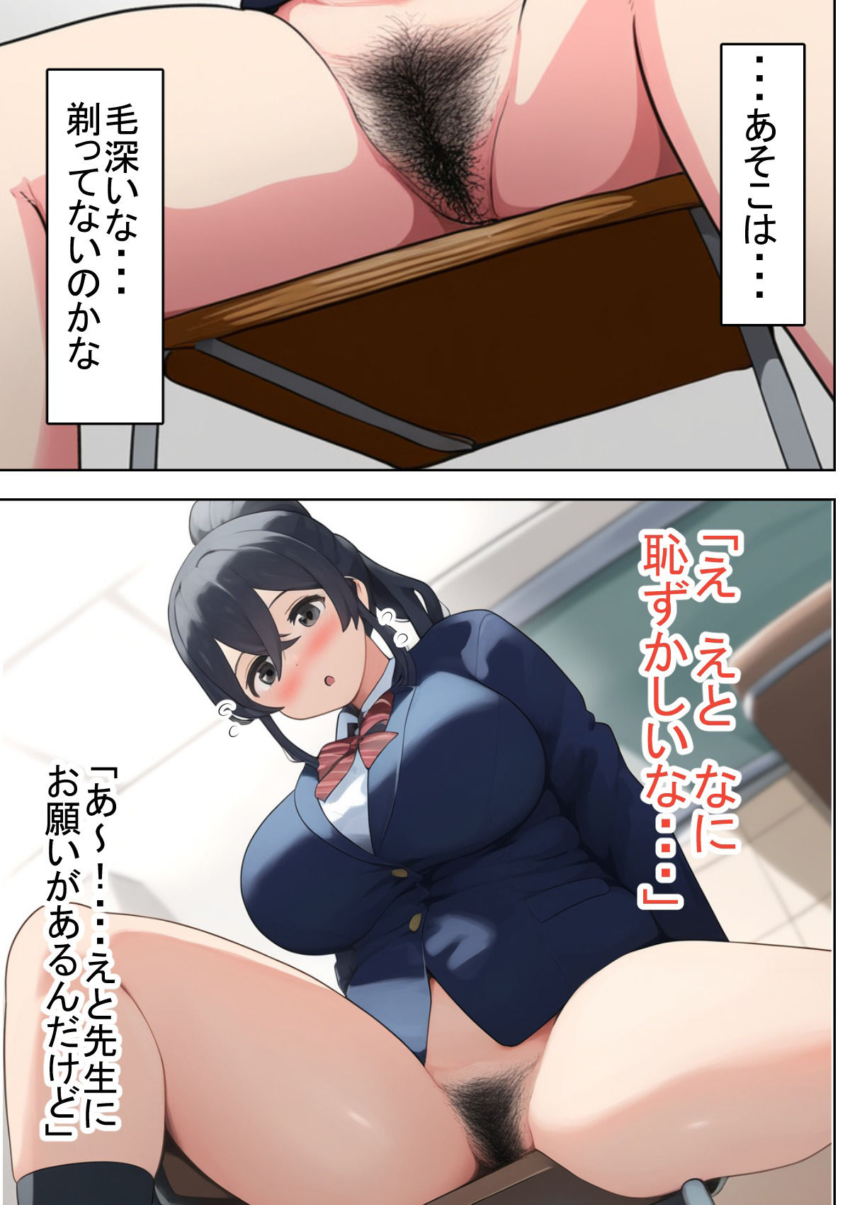 上半身or下半身まるだしの日常 - サンプル画像 7