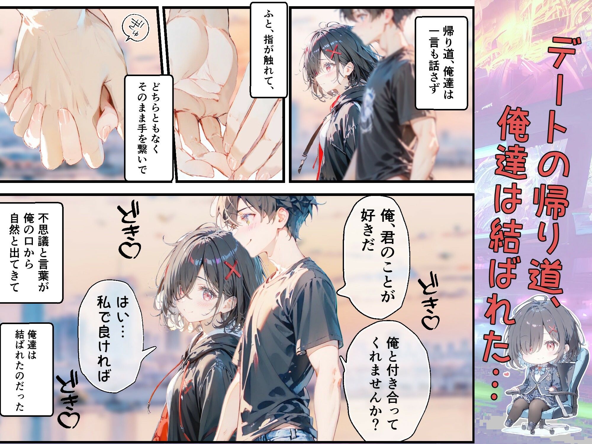 実は推しのVtuberだった地味なクラスメイトと甘々初えっち - サンプル画像 6