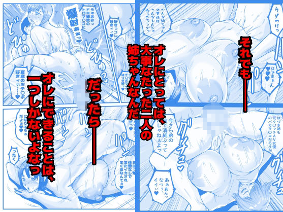 オレの二人のAV姉ちゃん - サンプル画像 4