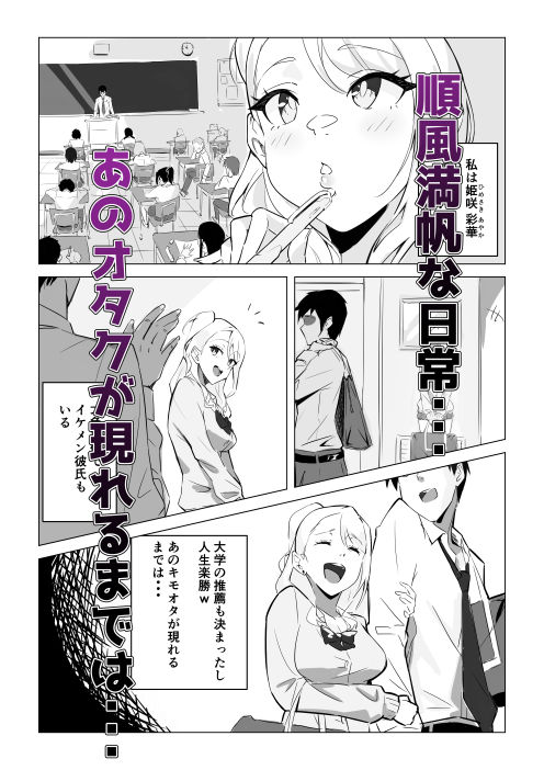 ギャルがオタクにハメられて・・・ - サンプル画像 2