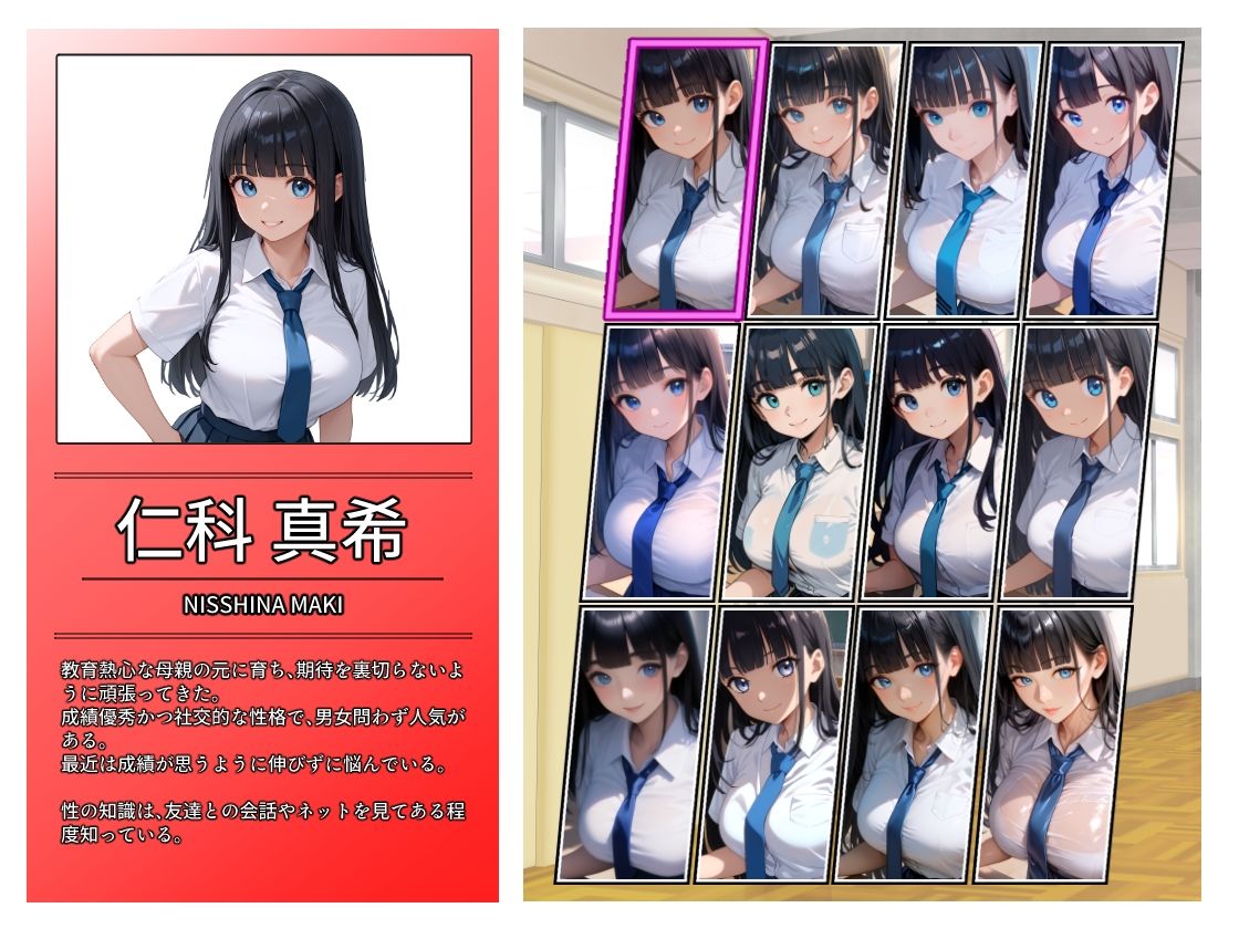 優等生J○がおしおきされるお話 モデル:eins - サンプル画像 7