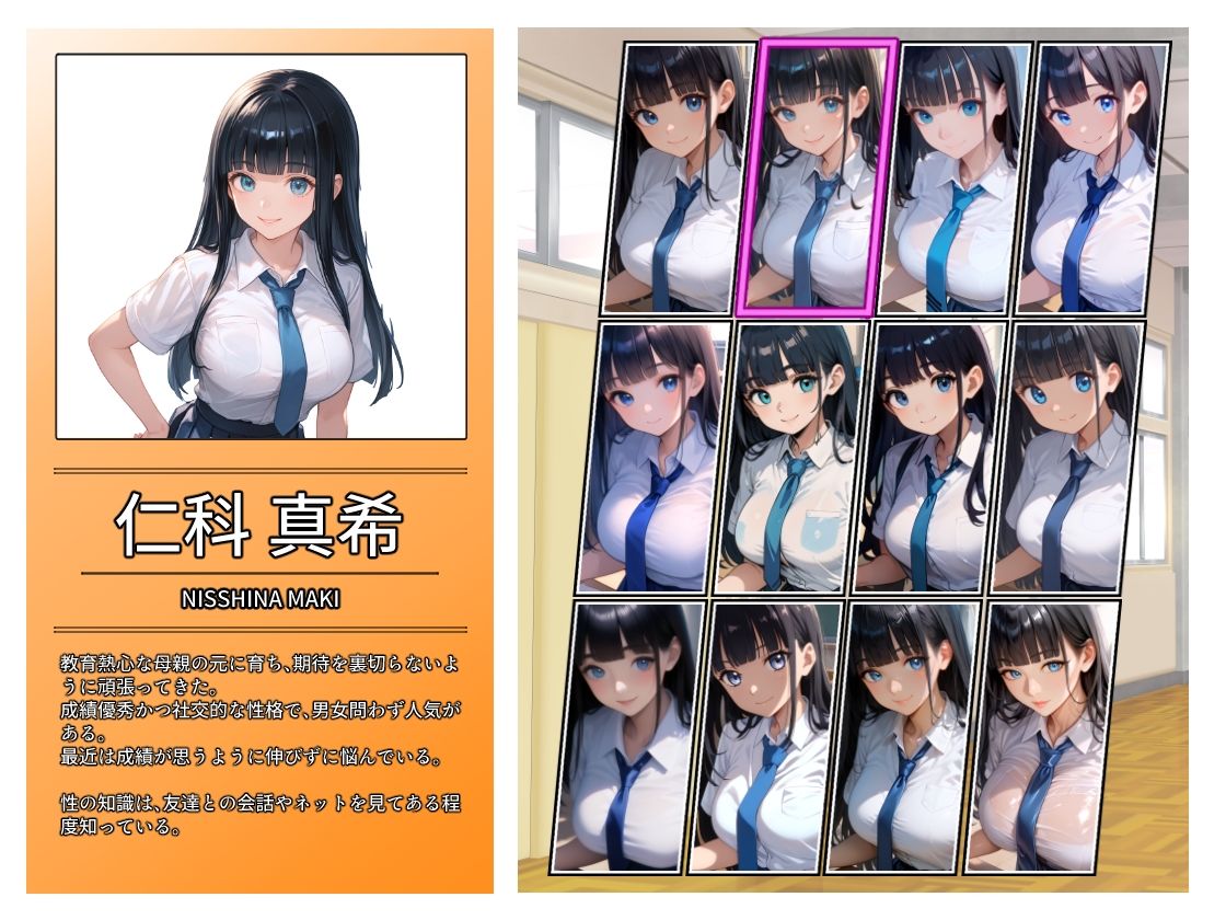 優等生J○がおしおきされるお話 モデル:zwei - サンプル画像 7