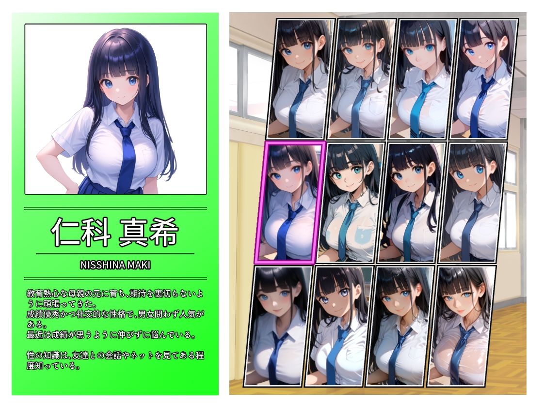 優等生J○がおしおきされるお話 モデル:fünf - サンプル画像 7