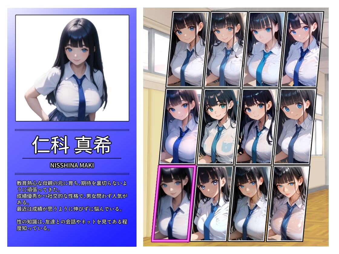 優等生J○がおしおきされるお話 モデル:neun - サンプル画像 7