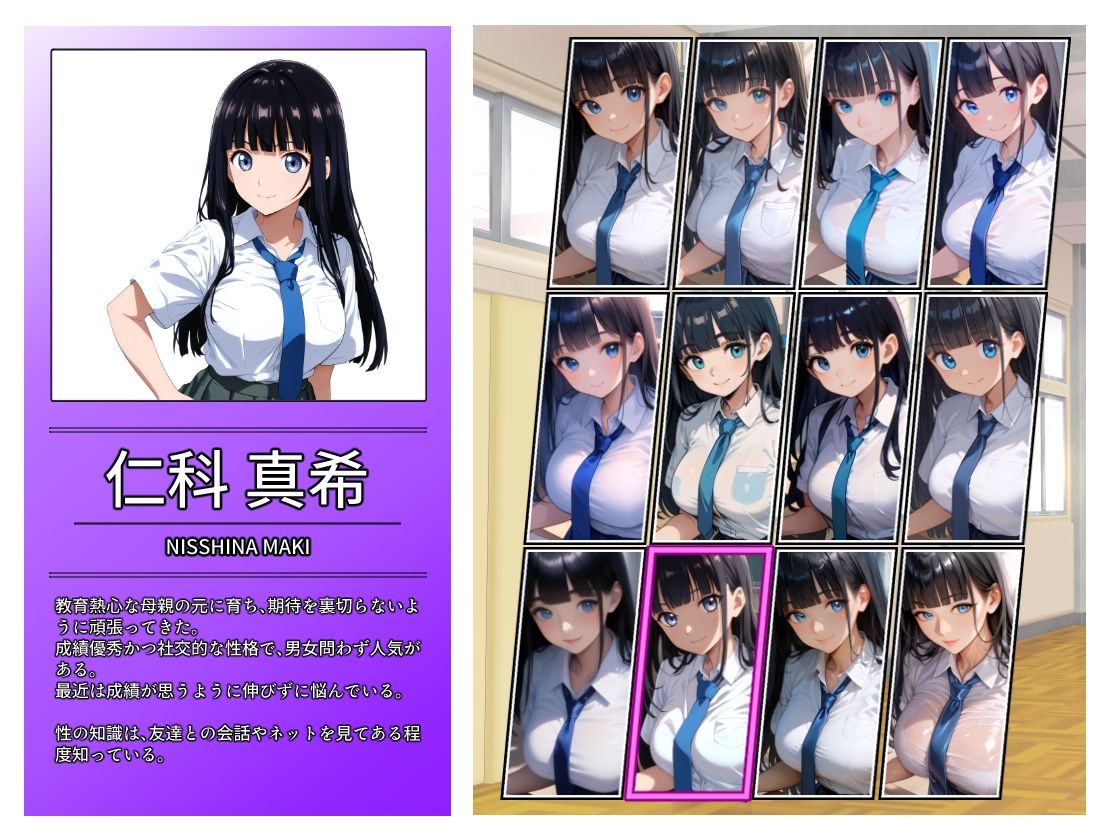 優等生J○がおしおきされるお話 モデル:zehn - サンプル画像 7