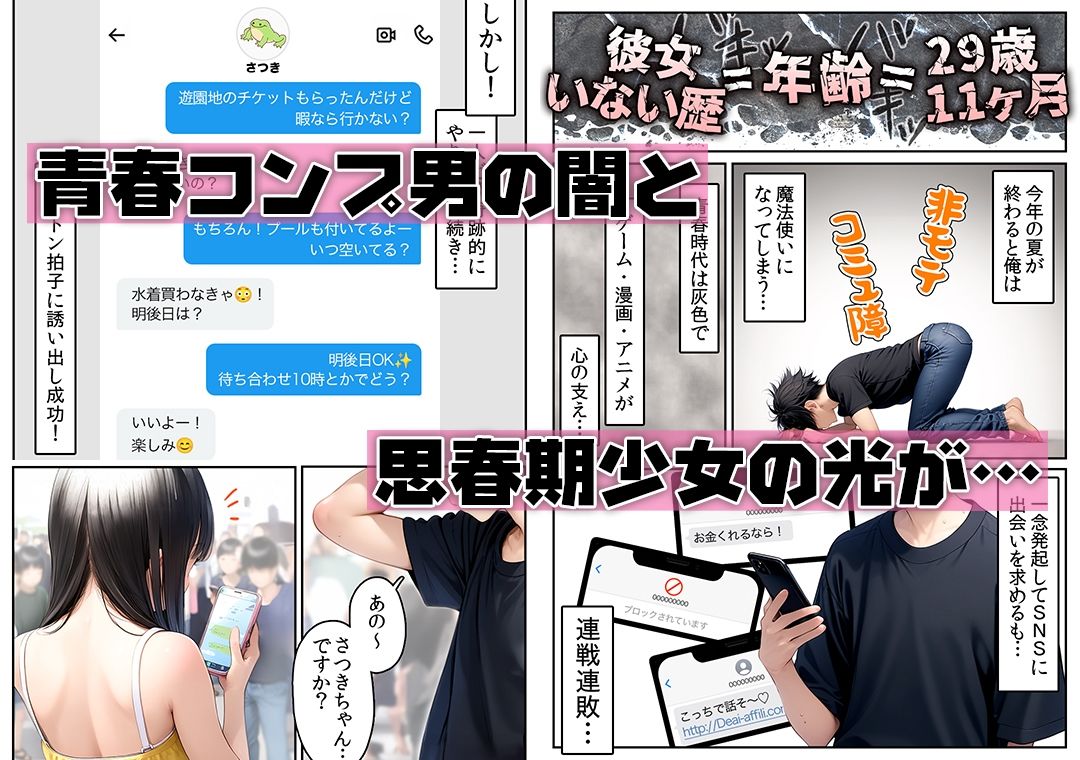 【漫画】初体験【99P】さらば青春コンプレックスの闇■夏休み■思春期少女■好奇心■ - サンプル画像 1