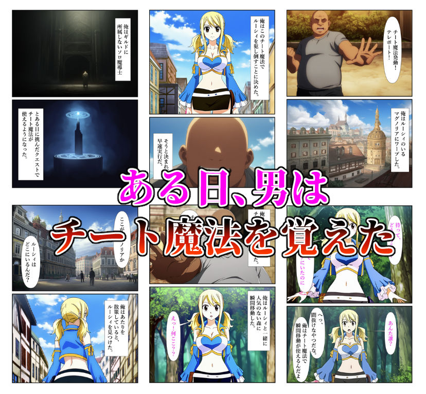 俺だけ使えるチート魔法でルーシィを犯し倒す件 - サンプル画像 1