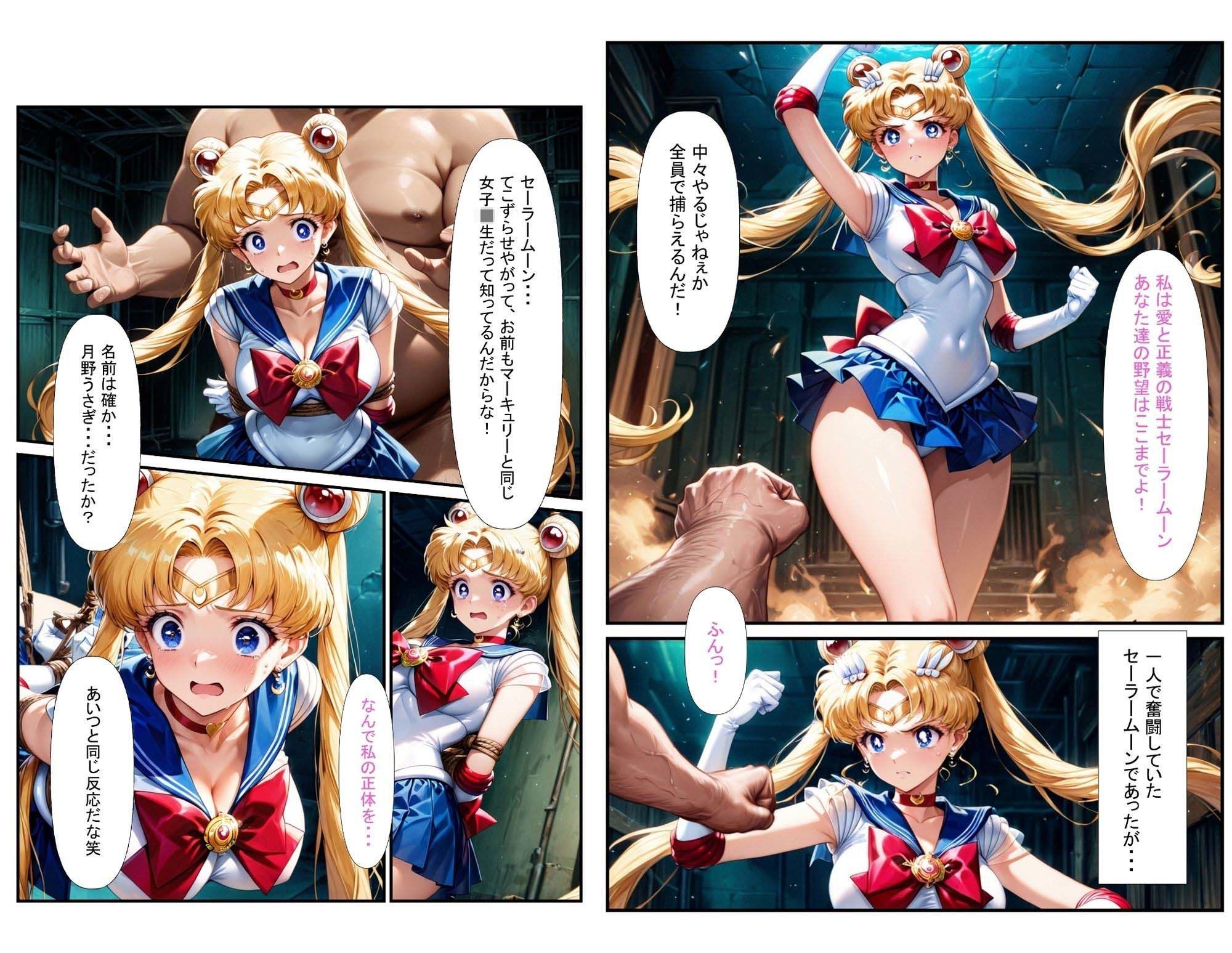 敗北の拘束 輪● セーラームーン編 - サンプル画像 4