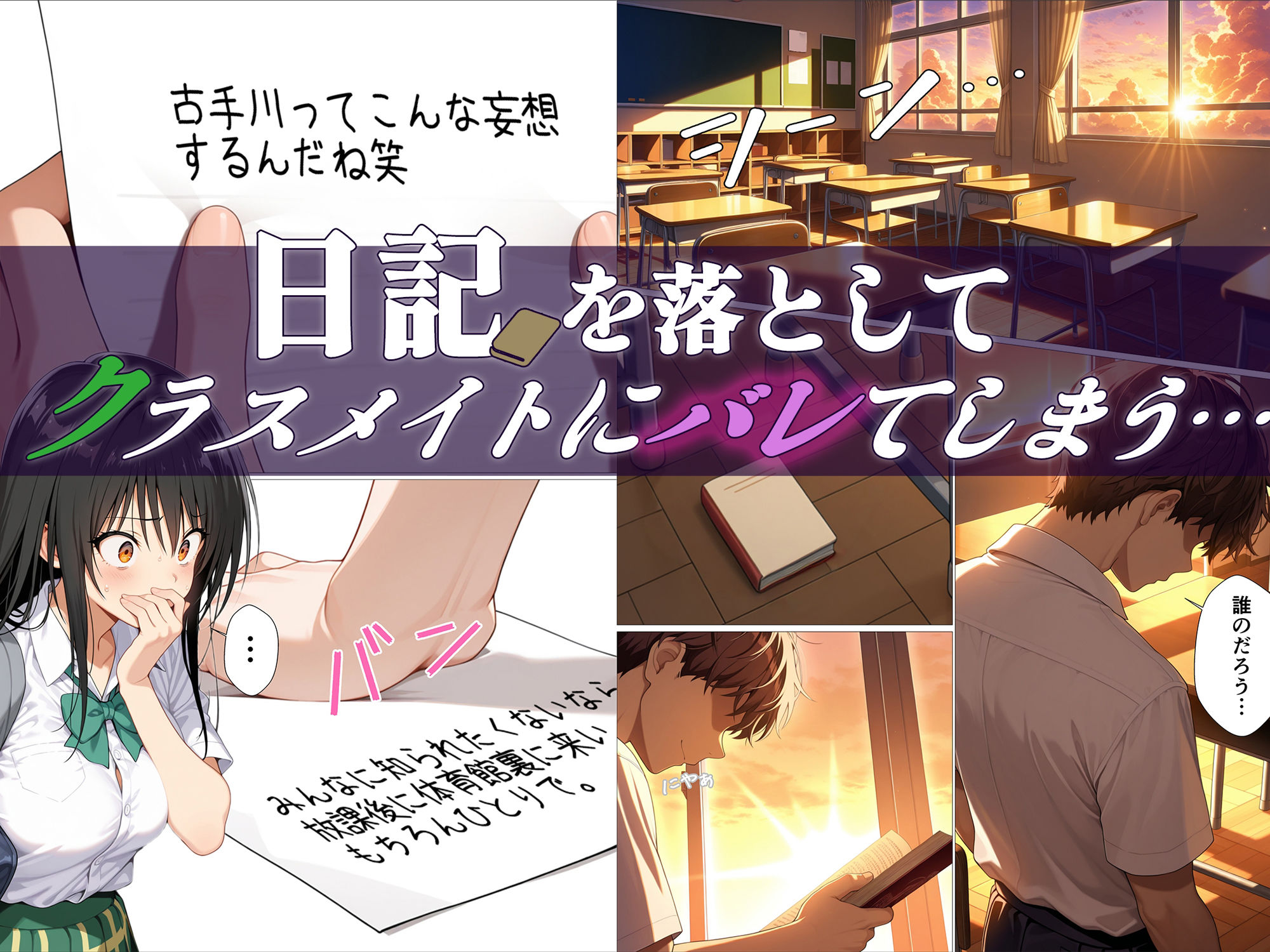 真面目な風紀委員がみんなの前で堕ちる話 - サンプル画像 3