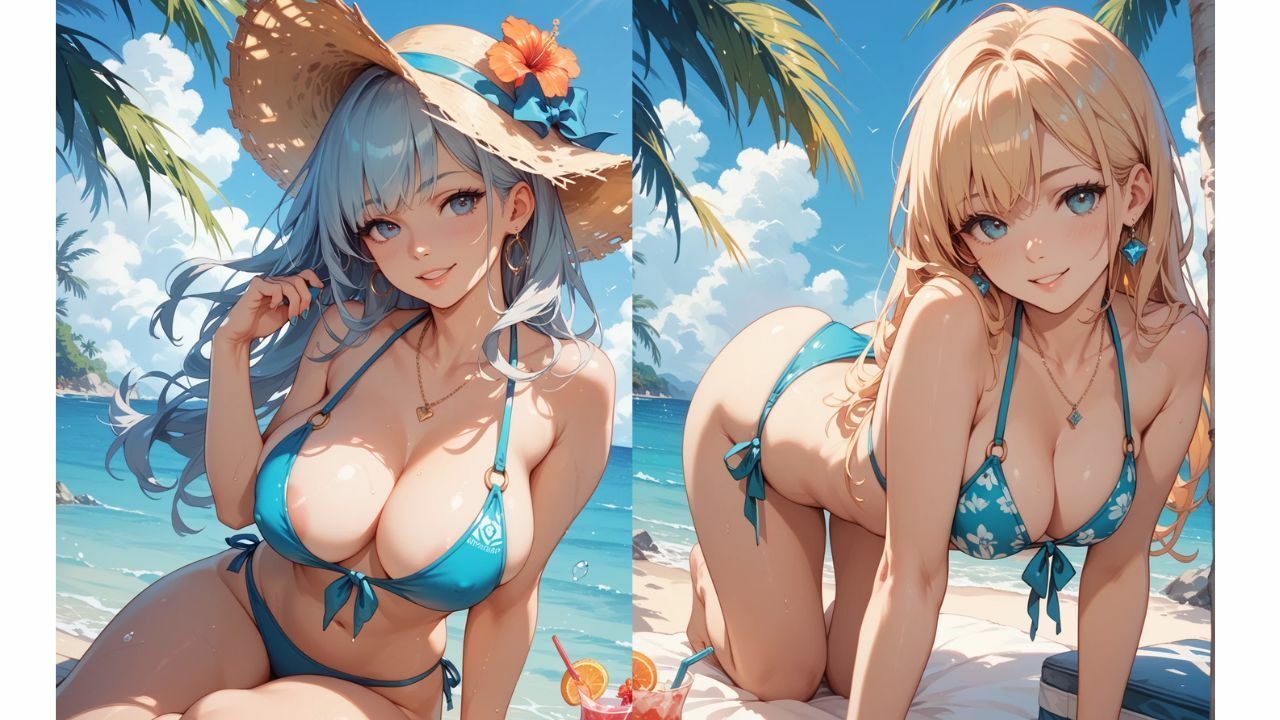 ビキニギャルまとめ - サンプル画像 1