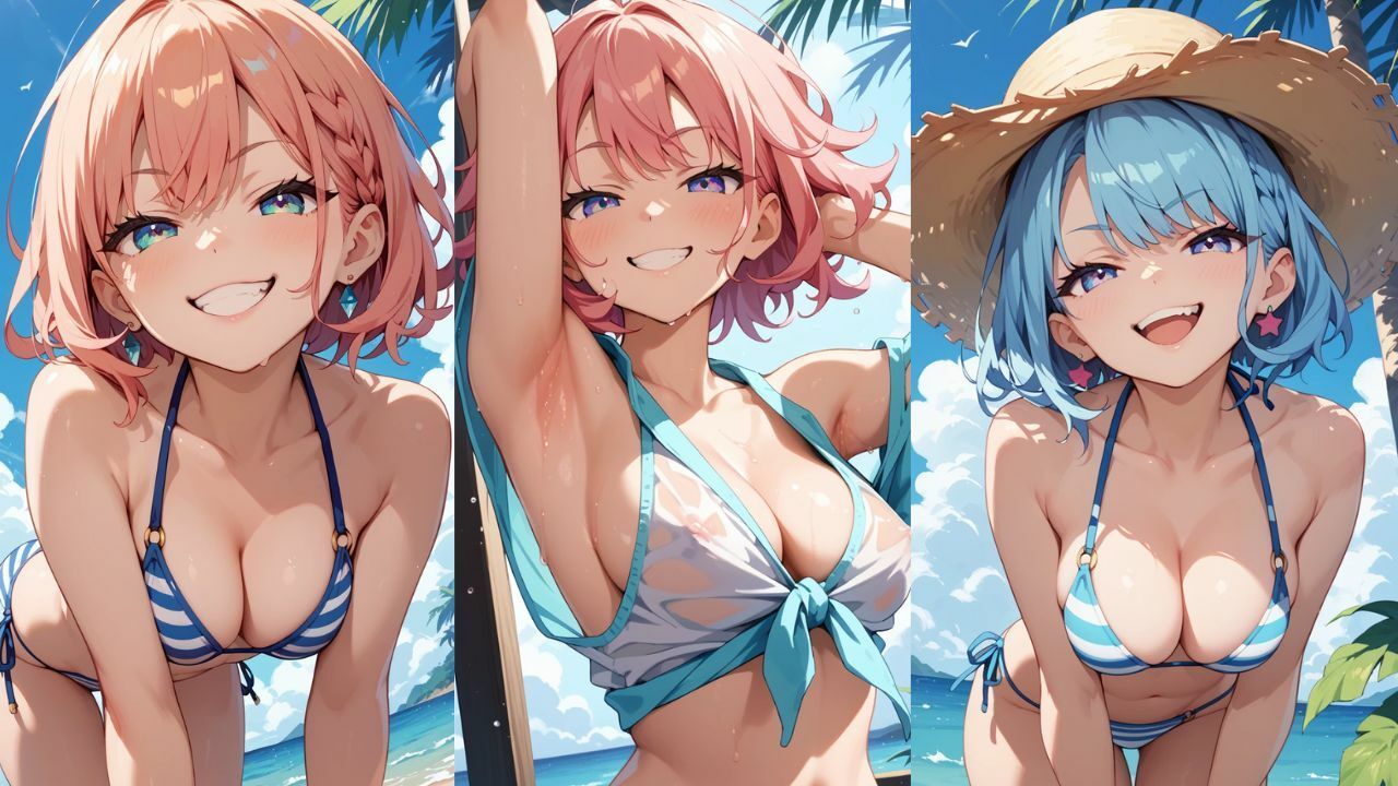 ビキニギャルまとめ - サンプル画像 2