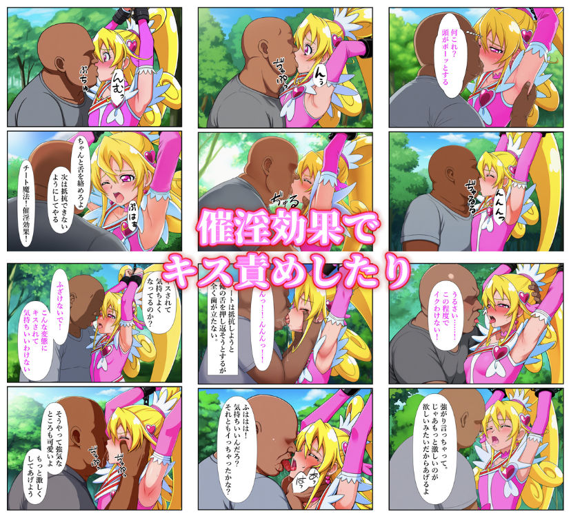チートおじに敗北したハート 〜あらゆる魔法で何度も絶頂させられて〜 - サンプル画像 3
