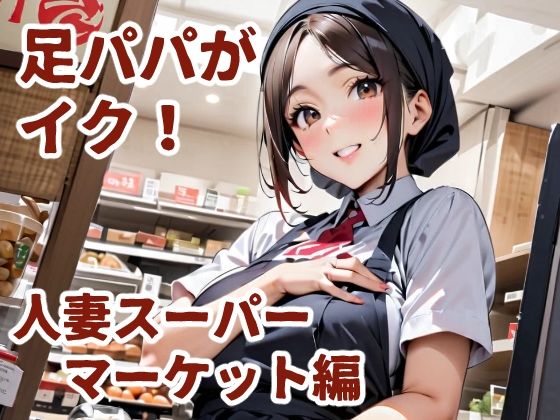 足パパがイク! 人妻スーパーマーケット編