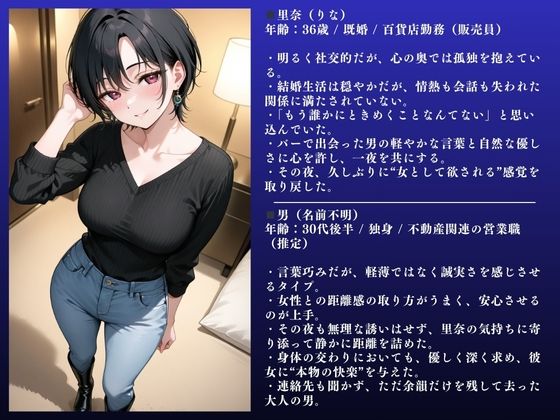 里奈(36) 欲求不満快楽SEX〜人妻不倫記録「堕ちるぅぅぅ」〜 - サンプル画像 2