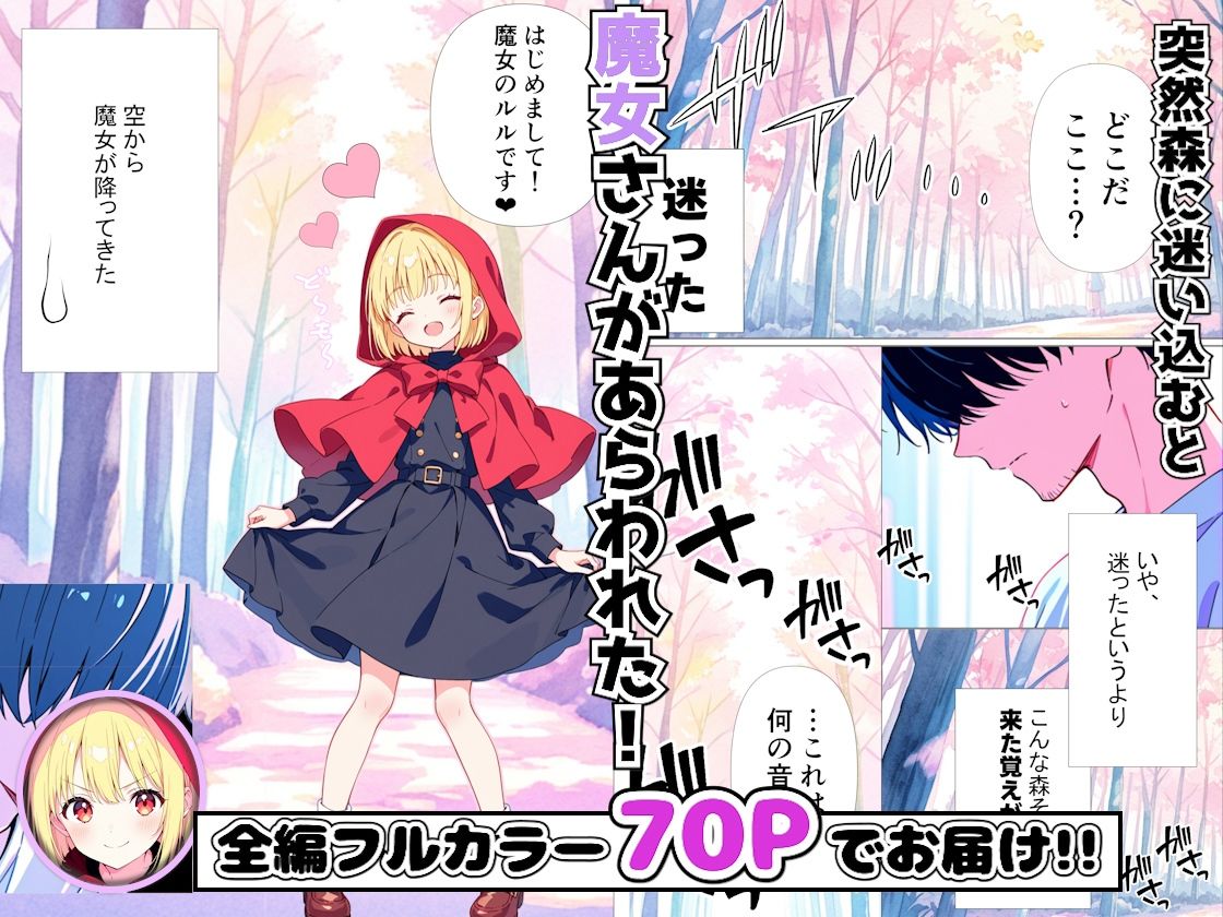 魔女さんと迷いの森から出れなくなっちゃったのでパンツ見せてくれないかお願いしてみた - サンプル画像 1