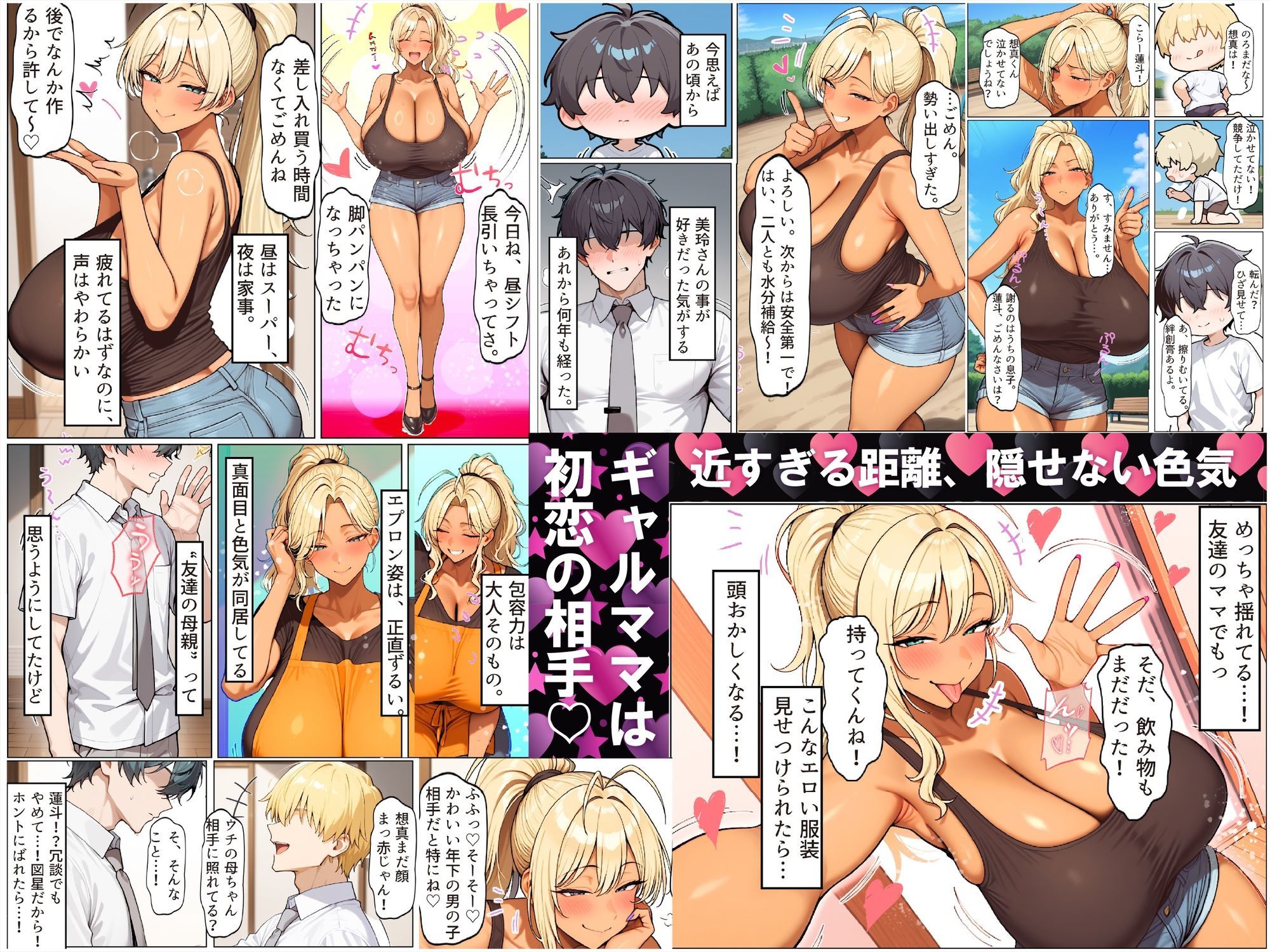 友達の爆乳ギャルママと本気の孕ませ交尾するまで〜ずっと好きだった幼馴染の母親に子種をたっぷり流し込み - サンプル画像 2